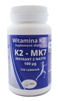 Witamina K2 MK-7, 120 tabletek
