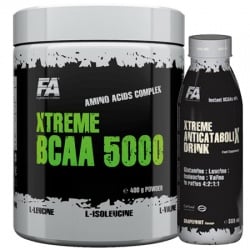 FITNESS AUTHORITY - Xtreme BCAA 5000  + BCAA L GLUTAMINE - 400g