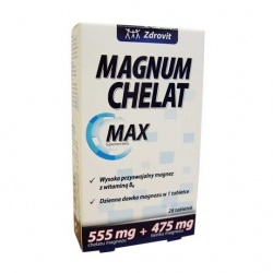 Zdrovit Magnum Chelat Max, tabletki, 28 szt