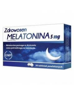 Zdrowosen Melatonina, 30 tabletek powlekanych