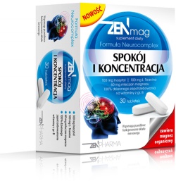 Zen Mag Spokój i Koncentracja, 30 tabletek
