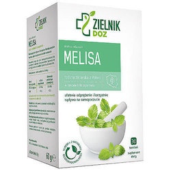 DOZ Zielnik Melisa, zioła do zaparzania, 2 g, 30 saszetek