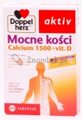 Doppelherz Aktiv Mocne kości Calcium 1500 + vit D