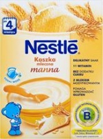 Nestle kaszka mleczna manna